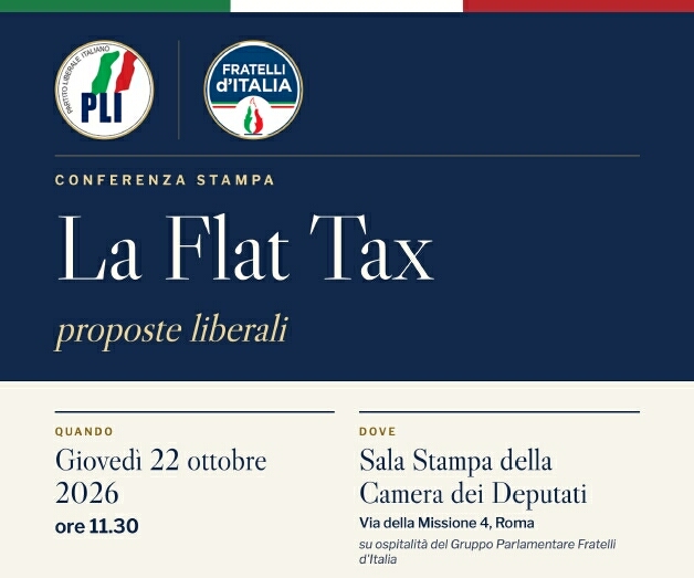 La Flat Tax: proposte Liberali